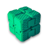 FidgetCube Kostka nieskończoności Zielona