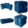 FidgetCube Kostka nieskończoności Brokatowa