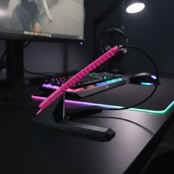 Mouse Bungee czarno - różowe