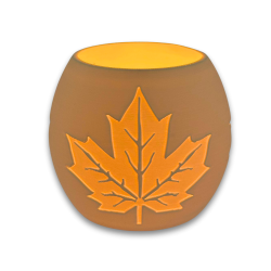 Świecznik Dekoracyjny liść klonu LED