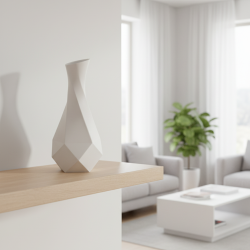 Wazon Dekoracyjny Biały Modern