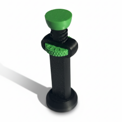 Podpórka pod kartę graficzną czarno - zielona