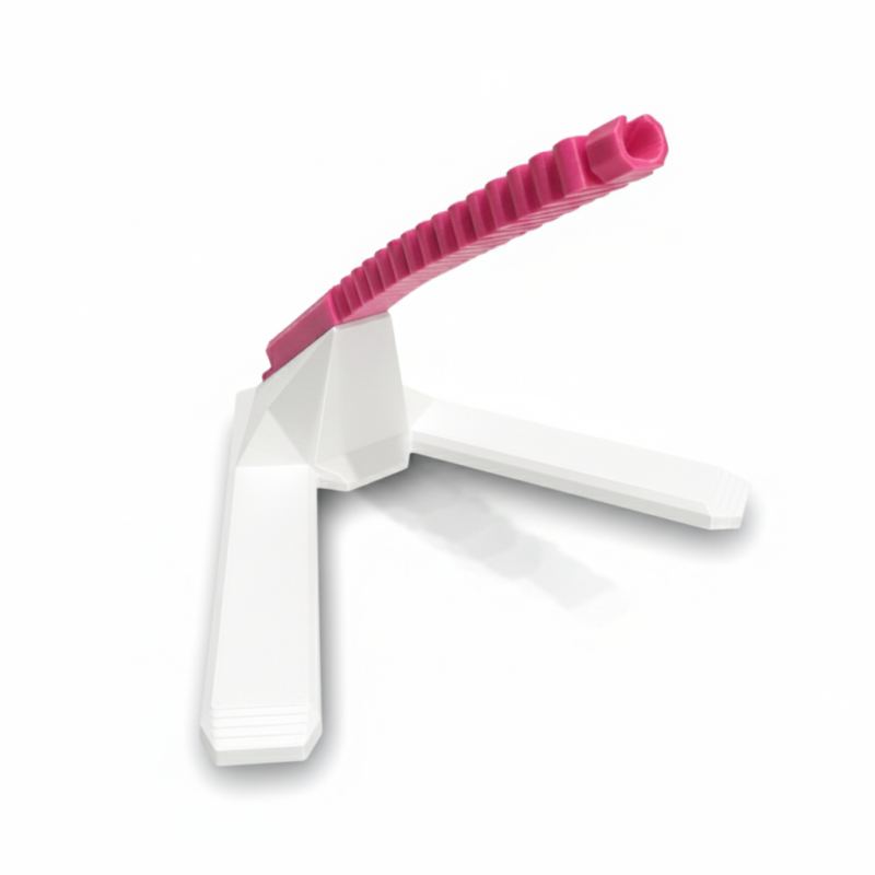 Mouse Bungee biało - różowe