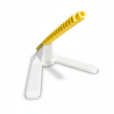 Mouse Bungee biało - żółte