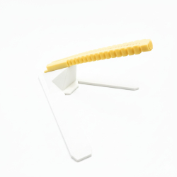 Mouse Bungee biało - żółte