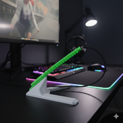 Mouse Bungee biało - zielone