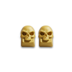 KeyCap Czaszka złota 2szt