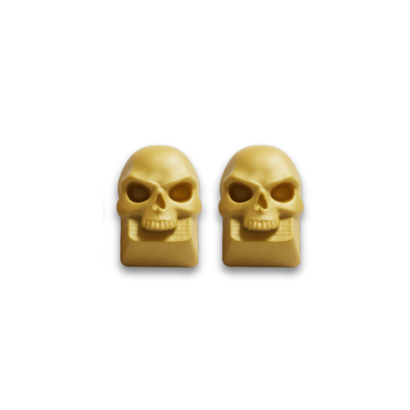 KeyCap Czaszka złota 2szt