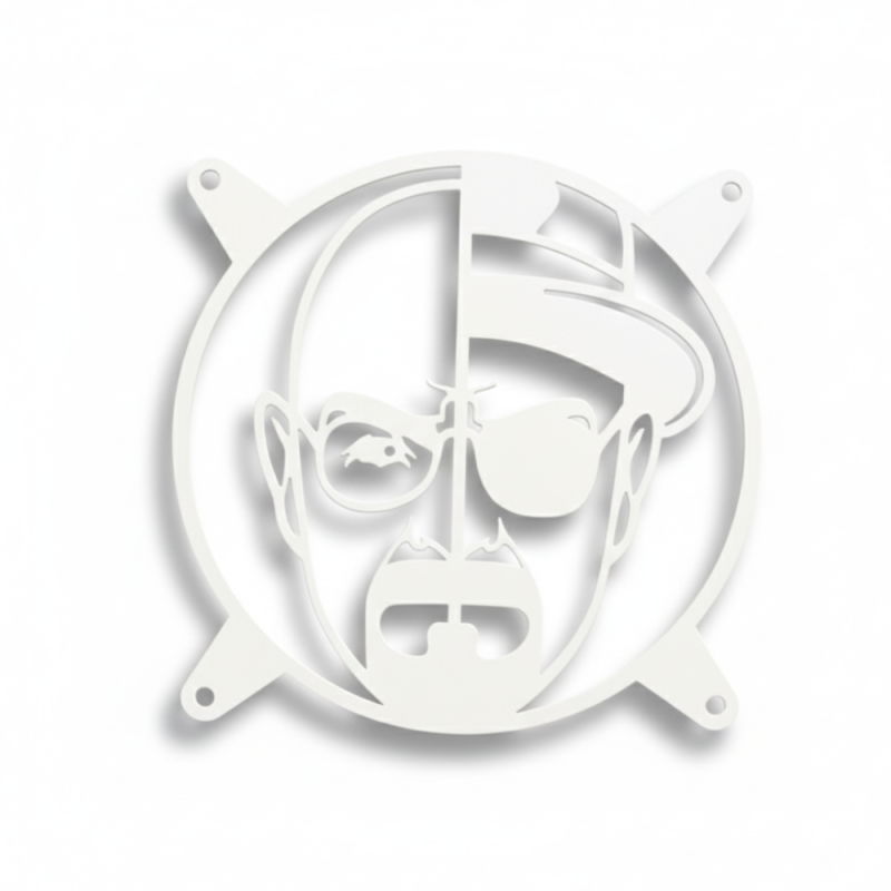 Nakładka na wentylator 120mm Walter White biała