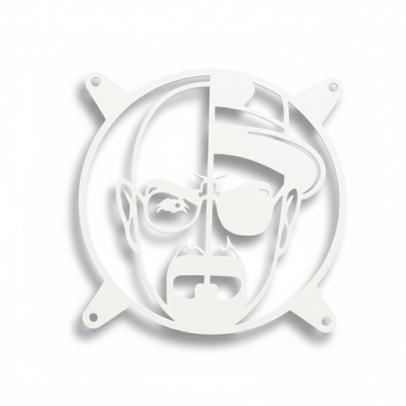 Nakładka na wentylator 120mm Walter White biała