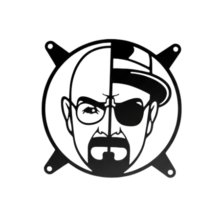 Nakładka na wentylator 120mm Walter White czarna