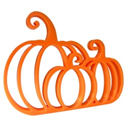 Dekoracja 3 dynie na półkę