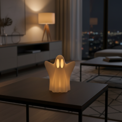 Dekoracja duch świecznik na półkę