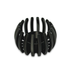 Świecznik Dekoracyjny LED modern czarny