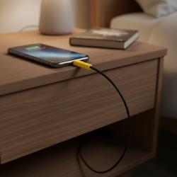 Osłona na kabel żółta