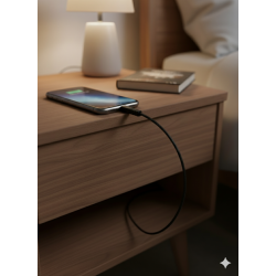 Osłona na kabel czarna