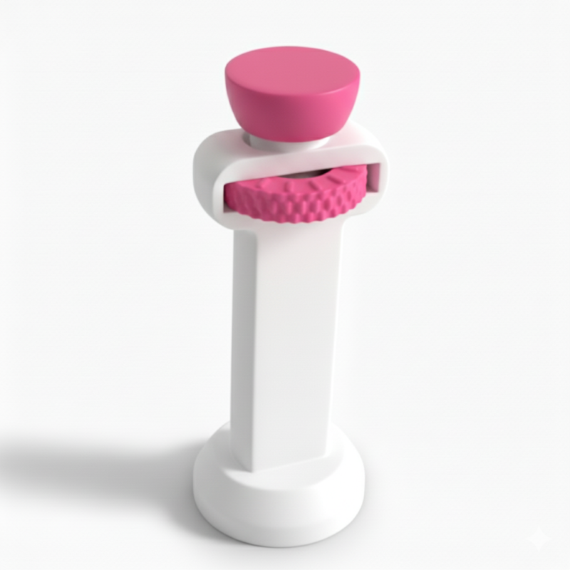 Podpórka pod kartę graficzną biało - rózowa