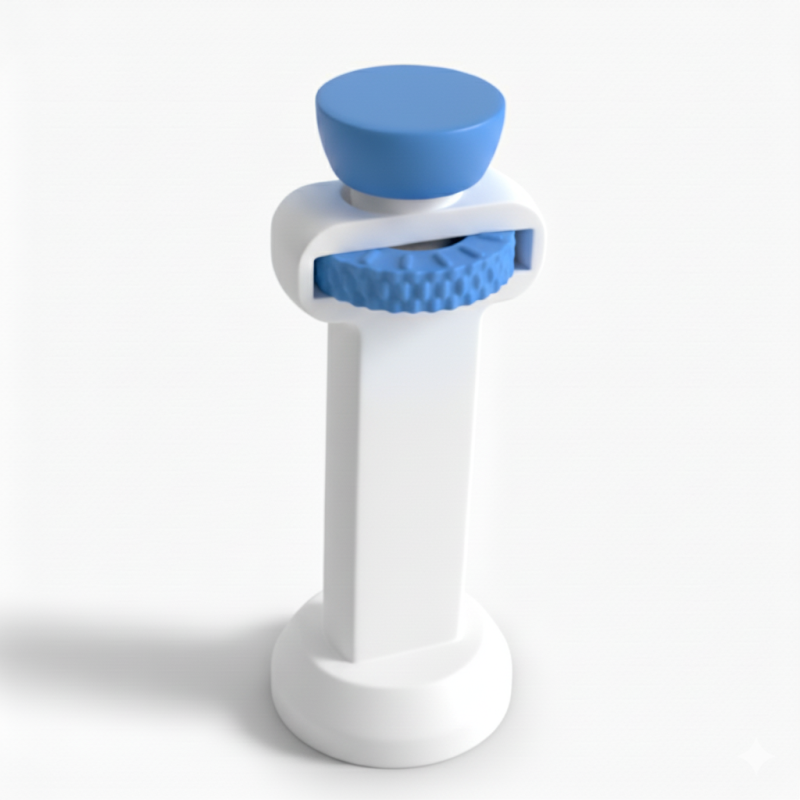 Podpórka pod kartę graficzną biało - niebieska