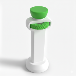 Podpórka pod kartę graficzną biało - zielona