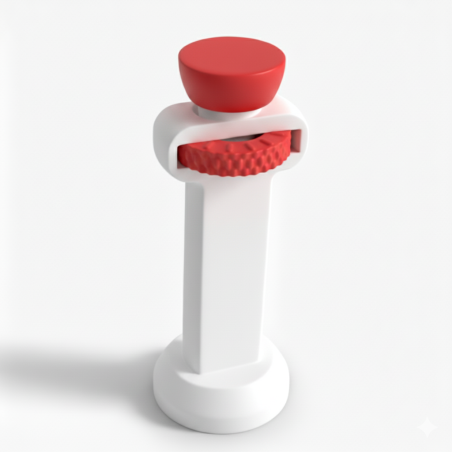 Podpórka pod kartę graficzną biało - czerwona