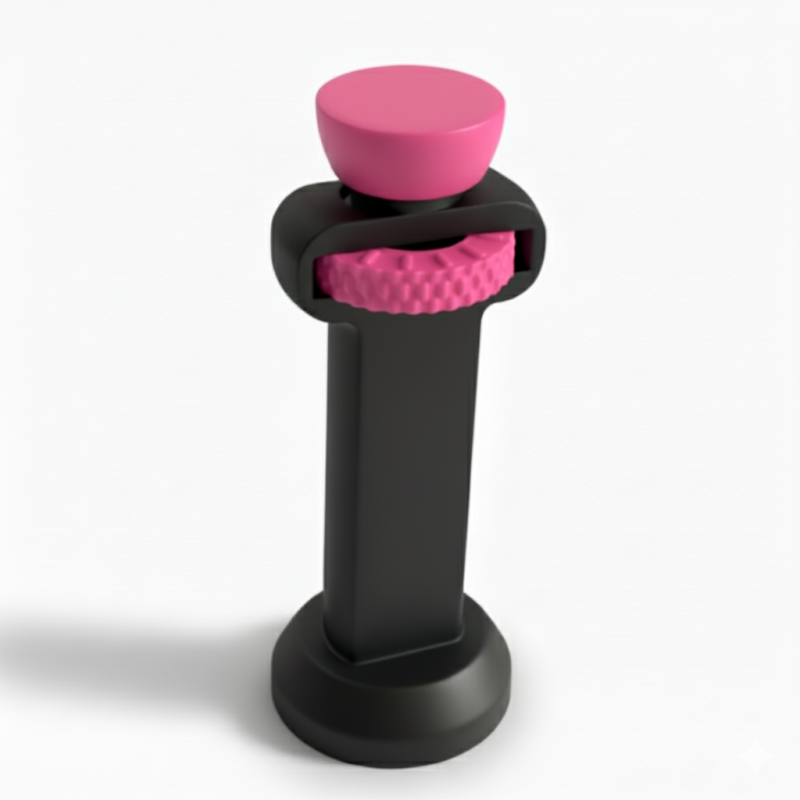 Podpórka pod kartę graficzną czarno - rózowa