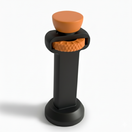 Podpórka pod kartę graficzną czarno - pomarańczowa