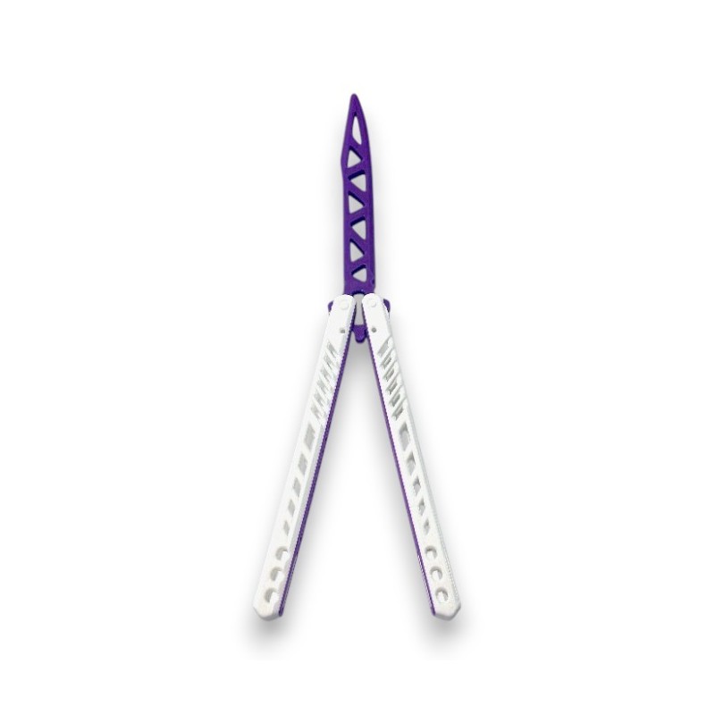 Nóż motylkowy Treningowy Fioletowy