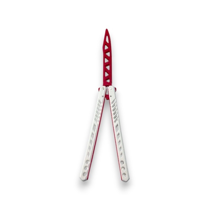 Nóż motylkowy Treningowy Czerwony