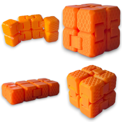 FidgetCube Kostka nieskończoności Pomarańczowa